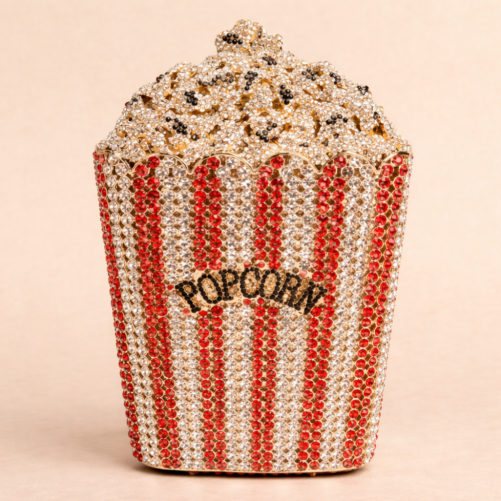 The Cinema Glamour Popcorn Clutch Bag